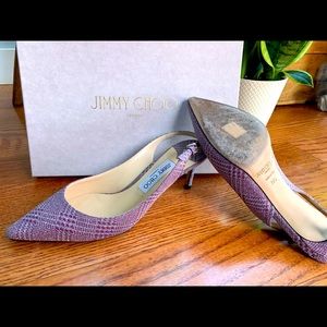 Gorgeous sparkly pink/silver Jimmy Choo’s very little wear. Beautiful condition!